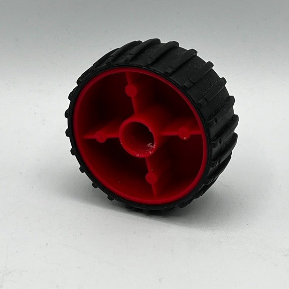 GI Joe Cobra Stun Vehicle Replacement Wheel Tire w/ Cover Vintage 1986 Hasbro - Picture 2 of 4